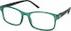 Eyelead E203 Men's Reading Glasses +1.75 in Green color E203 E 203