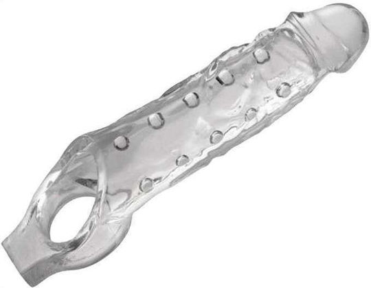 XR Clearly Ample Penis Enhancer Sheath 23cm Clear