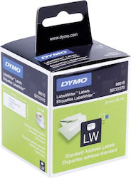 Dymo 99010 130 Αυτοκόλλητες Ετικέτες σε Ρολό για Εκτυπωτή Ετικετών 89x28mm 2τμχ