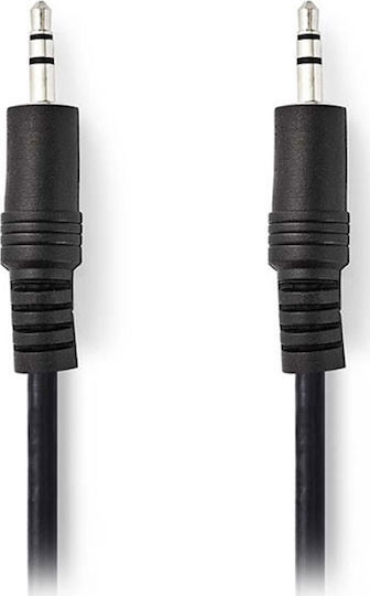 Nedis 3.5mm male - 3.5mm male Cable Black 1.5m (CAGP22000BK15)