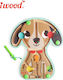 iwood Animal Μagnetic Dog made of Wood for 24++ Months
