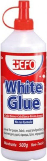 +Efo Υγρή Κόλλα Clear Glue Ατλακόλ Μεγάλου Μεγέθους για Ύφασμα 500gr