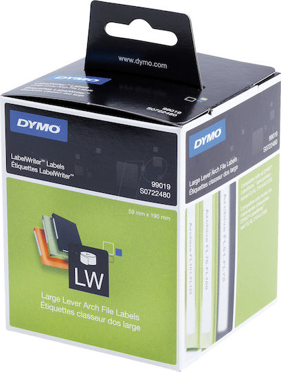 Dymo E4DIY99019 110 Αυτοκόλλητες Ετικέτες σε Ρολό για Εκτυπωτή Ετικετών Dymo LW 310, LW 320, LW 330, LW 400, LW 450, & LW 4XL 190x59mm