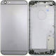 Batterieabdeckung Type A Silber für iPhone 6S.
