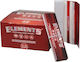 Elements Red Connoisseur Cigarette Rolling Papers Slim King Size with Cone Tips 33 sheets 24pcs