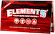 Elements Red Double Single Wide Foițe de Țigări Rulate Dublu 100 foi 1buc