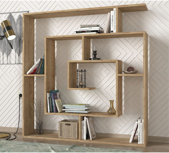 Bibliotecă Ithaki Naturală 125x22x130cm