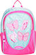 KalGav Libby Schmetterlinge Schulranzen Rucksack Kindergarten in Rosa Farbe 13Es