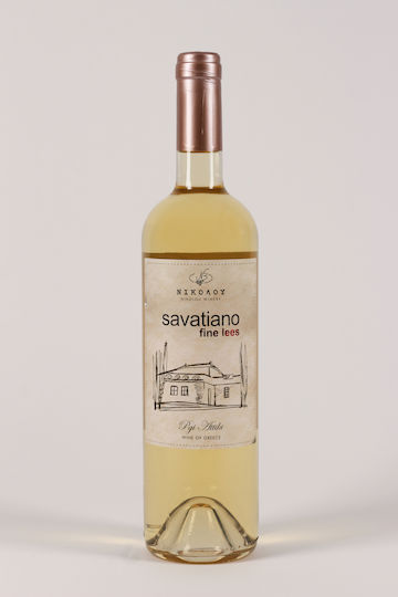Oinopoieio Nikolou Vin Fine Lees SavatiaNo Alb Șampon uscat 750ml
