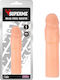 Chisa Novelties SuperMe Real Feel Sleeve Penis Extension Flesh 16cm
