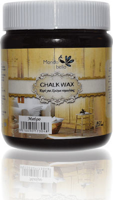 Mondobello Chalk Wax Wax for Chalk Colour Black 250ml