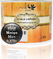 Mondobello Chalk Varnish Varnish for Chalk Colour Mat Black 375ml