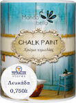 Mondobello Chalk Paint Χρώμα Κιμωλίας Λευκάδα/Λευκό 750ml