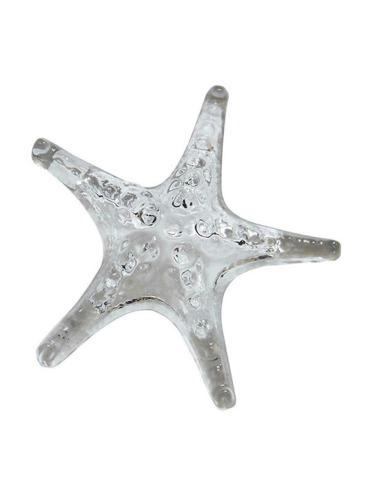 Artekko Διακοσμητικό Χώρου Starfish από Γυαλί 29.49x29.49x6.50cm