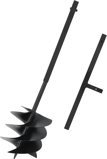 vidaXL Burghiu De Mână Cu Mâner Negru 250mm Oțel 145258