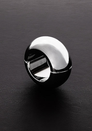 Triune Oval Ball Stretcher Cock Ring Cock Metalic Argintiu