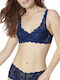 Triumph Amourette 300 Bra with Light Padding Navy Blue