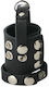 XR Cock Strap And Ball Stretcher Large Set Inele Cocoș și testicule De piele Negre