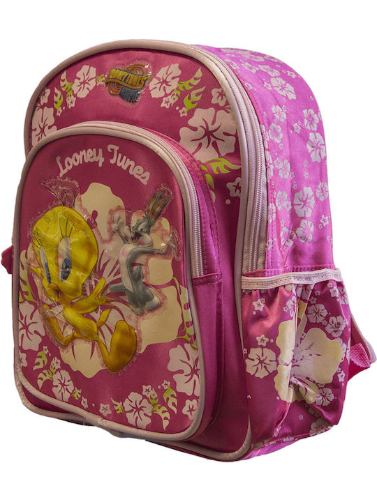 Diakakis Looney Tunes Schulranzen Rucksack Grundschule Rosa