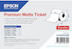 Epson Premium Matte Ταινία Ετικετογράφου 50m x 80mm σε Λευκό Χρώμα