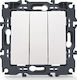 Aca Prime Recessed Wall Switch Lighting Triple ...