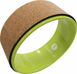 Sveltus yoga wheel cork Yoga Wheel in Brown Color