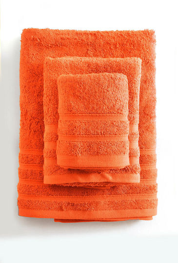 Rythmos Bath Towel Lagoon 70x140cm 17 Orange Weight 470gr/m²