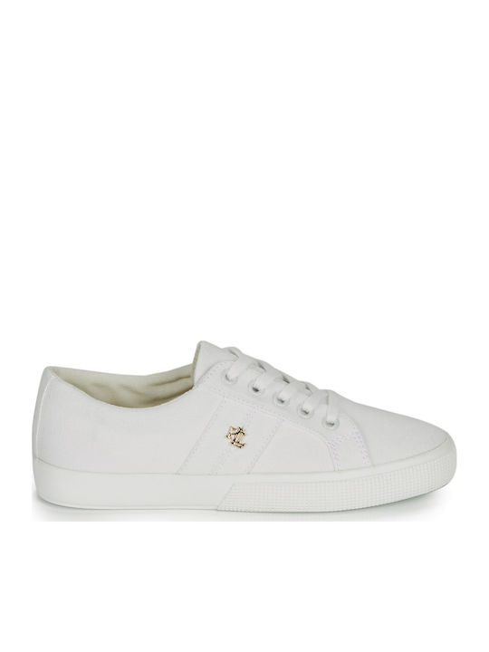 Ralph Lauren Janson II Γυναικεία Sneakers Λευκά