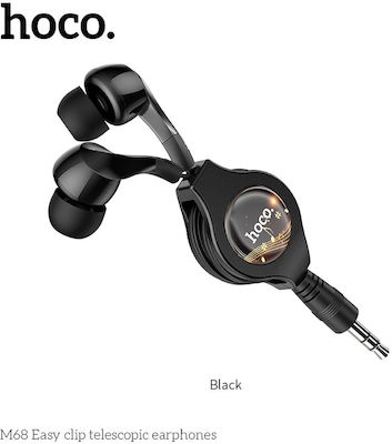 Hoco Ακουστικά Ψείρες In Ear M68 Μαύρα