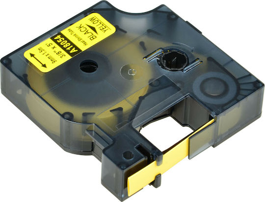Dymo 18054 Etikettenband 1.5m x 9mm in Gelb Farbe 1Stück