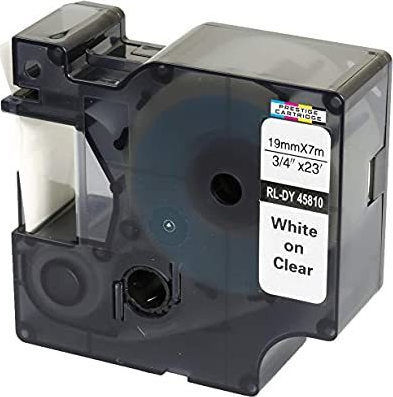 Dymo 45810 Ταινία Ετικετογράφου 7m x 19mm σε Διάφανο Χρώμα Συμβατή με Dymo D1
