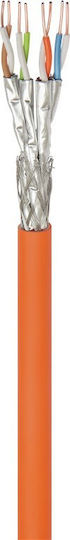 Goobay S/FTP Cat.7a Ethernet Network Cable without connectors 250m Orange 1pcs