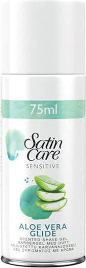 Gillette Satin Care Aloe Vera Rasierschaum 75ml