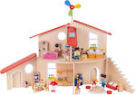 Goki Doll's House Modern Living Ξύλινο Κουκλόσπιτο 33x120x78εκ.