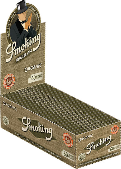 Smoking Organic Hemp Zigarettenpapiere 60 Blätter 50Stück