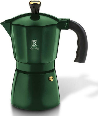 Berlinger Haus Stovetop Espresso Pot for 3Cups Green