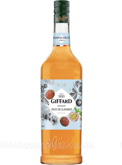 Giffard Syrup for Cocktail with Passion Fruits Flavour 1000ml