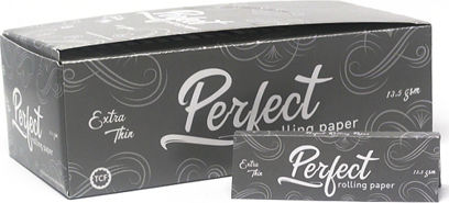 Perfect Perfect Ασημί Slim Χαρτάκια Στριφτού Τσιγάρου 50 φύλλα 50τμχ