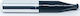 Denicotea Zigarettenpfeife Silber 8mm Silber
