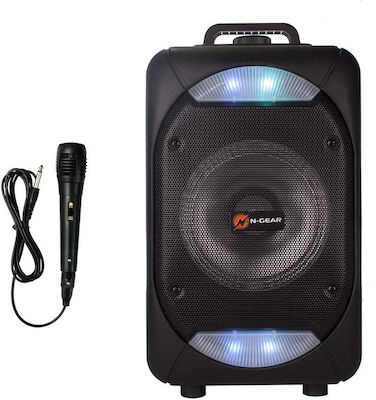 N-Gear Sistem Karaoke cu Microfon cu Fir Flash 610 flash610 în Culoare Negru