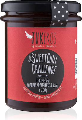 Jukeros Chutney Sweet Chili Challenge με Πιπεριά Φλωρίνης & Τσίλι 250gr