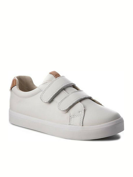 Clarks Kids Sneakers Brill Rap Anatomic with Scratch White