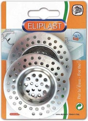 Eliplast 743-2 Φίλτρα Νεροχύτη Inox Ασημί 2τμχ
