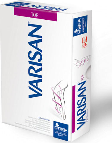 Varisan Top Ριζομηρίου με Ανοιχτά Δάχτυλα Κλάση 1 18-21 mmHg Corto Short Κάλτσες Ριζομηρίου Διαβαθμισμένης Συμπίεσης με Σιλικόνη & Ανοικτά Δάκτυλα 18-21 mmHg Μπεζ