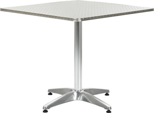 Garden & Terrace Table 80x80x70 Silver Garden & Terrace Table 80x80x70 Silver