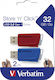 Verbatim Store 'n' Click 32GB USB 3.0 Stick Πολύχρωμο