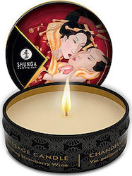 Shunga Massage Candle Sparkling Strawberry Wine 30ml