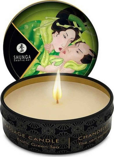 Shunga Massagekerze mit Duft Exotischer Grüner Tee 30ml