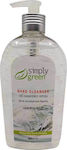 Simply Green Hand Cleanser Gel Desinfektionsmittel Gel für Hände mit Pumpe 500ml Natürlich