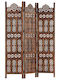 vidaXL Διακοσμητικό Παραβάν Ξύλινο με 3 Φύλλα 120x165cm